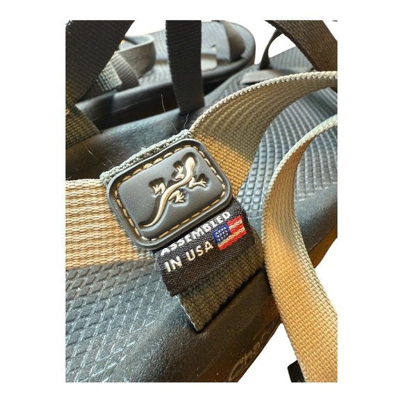 Chaco Mens Size 13 Gray/Black Made In Usa Sandals Hiking - Picture 9 of 11